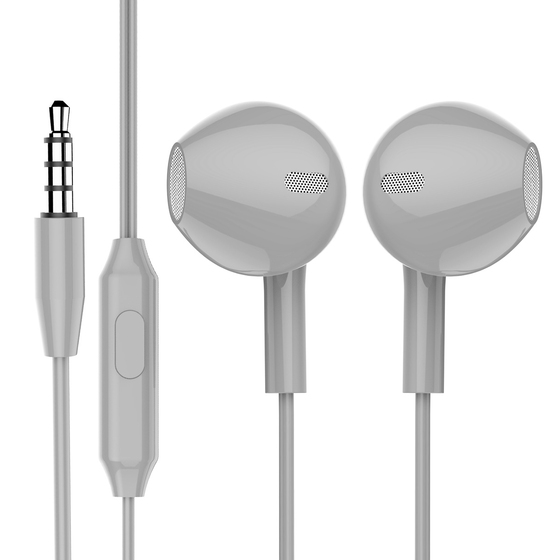Blogy Mikrofonlu Kulaklık BR03 Açık Gri