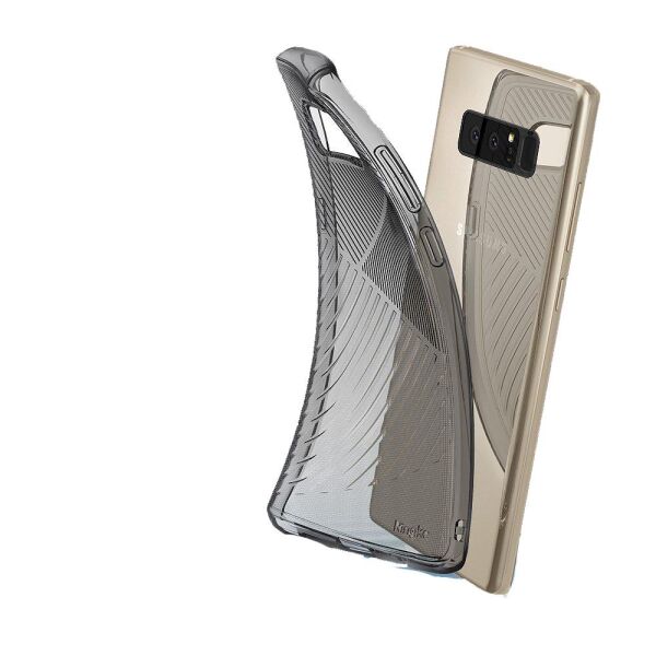 Ringke Bevel Galaxy Note 8 ile Uyumlu KIlıf Smoke Black