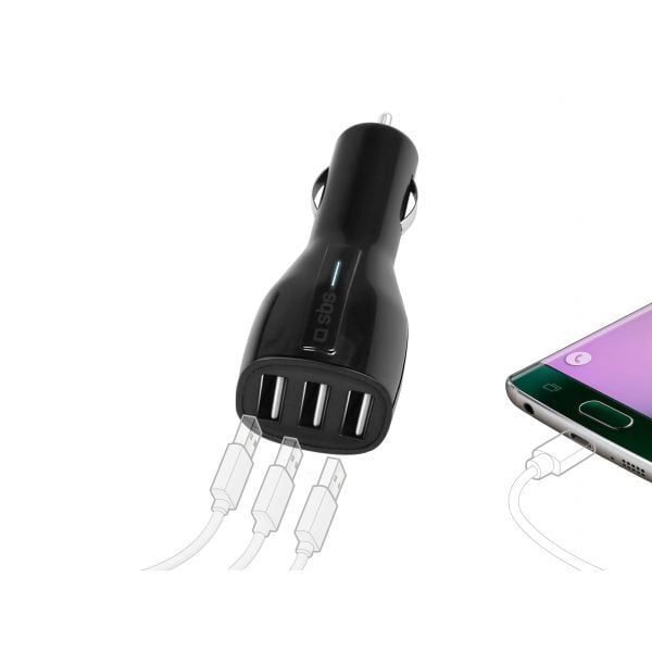 SBS 3 Çıkışlı Araç Şarj Cihazı (4.100 mAh)