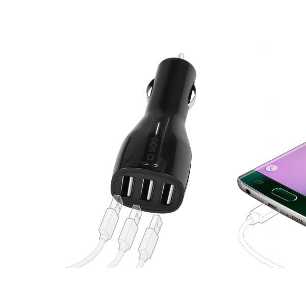 SBS 3 Çıkışlı Araç Şarj Cihazı (4.100 mAh)