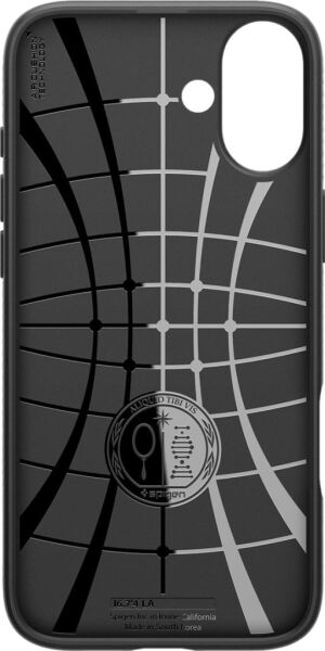 Spigen iPhone 16 ile Uyumlu Kılıf Liquid Air Matte Black