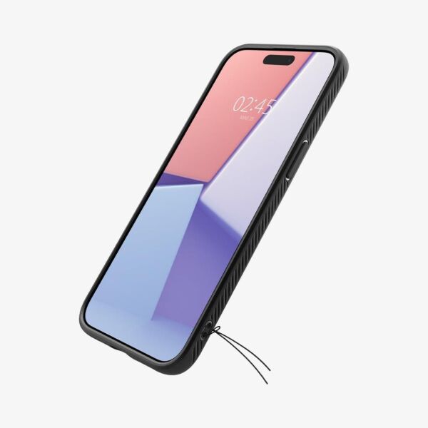 Spigen iPhone 15 Pro Max ile Uyumlu Kılıf Liquid Air Matte Black