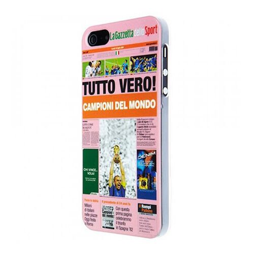 Benjamins iPhone SE/5S/5 ile Uyumlu Gazzetta Italia Mondiale Model 32