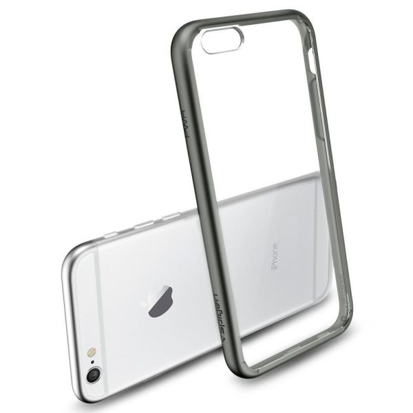 Spigen iPhone 6s/6 ile Uyumlu Kılıf Ultra Hybrid Gun Metal
