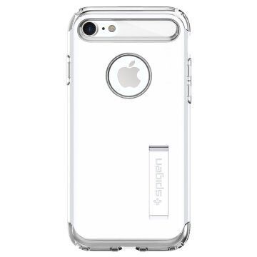 Spigen iPhone 7 ile Uyumlu Kılıf Slim Armor White
