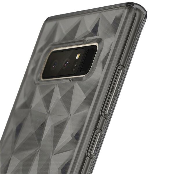 Ringke Air Prism 3D Elmas Yansıması Galaxy Note 8 ile Uyumlu KIlıf Smoke Black
