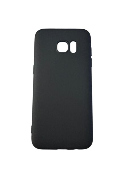 Galaxy S7 Edge ile Uyumlu Cappy Silikon Kılıf Siyah
