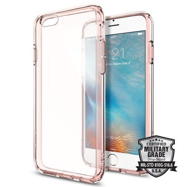 Spigen iPhone 6s/6 ile Uyumlu Kılıf Ultra Hybrid Rose Crystal