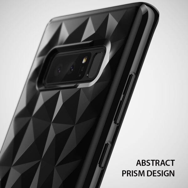 Ringke Air Prism 3D Elmas Yansıması Galaxy Note 8 ile Uyumlu KIlıf Ink Black