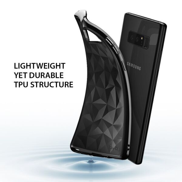 Ringke Air Prism 3D Elmas Yansıması Galaxy Note 8 ile Uyumlu KIlıf Ink Black