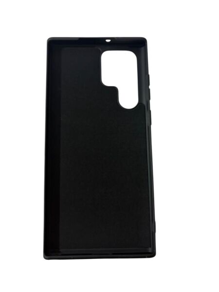 Galaxy S22 Ultra ile Uyumlu Cappy Silikon Kılıf Siyah