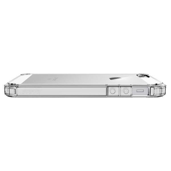 Spigen iPhone SE ile Uyumlu Kılıf Crystal Shell Crystal Clear