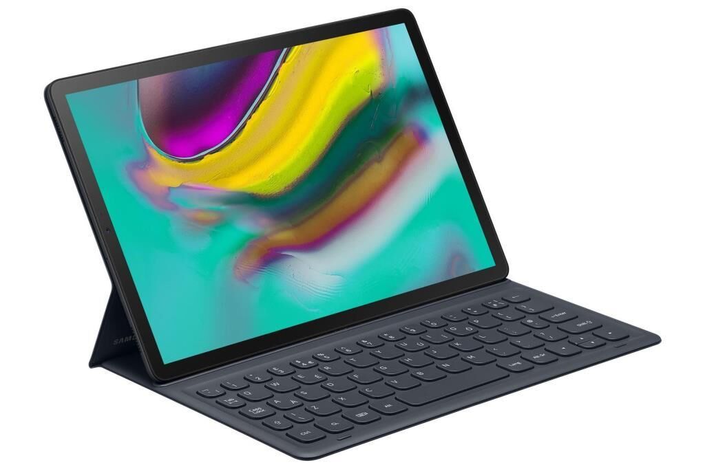 Galaxy Tab S5eile Uyumlu Türkçe Klavyeli Kılıf EJ-FT720BBEGTR (Out)