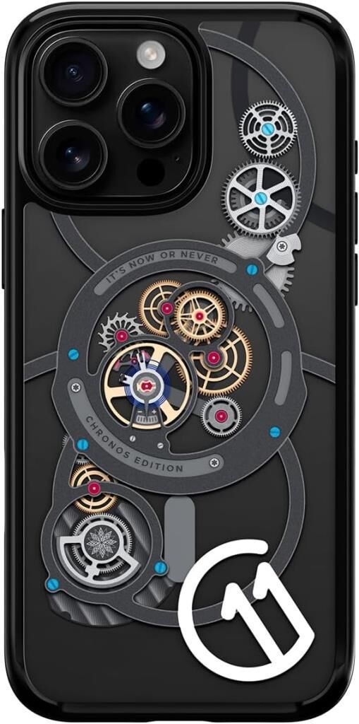 Spigen iPhone 16 Pro ile Uyumlu Kılıf Ultra Hybrid T (Kamera Buton Korumalı) MagFit MagSafe özellikli c11 Chronos
