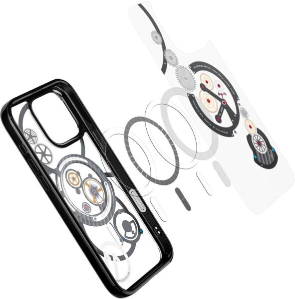 Spigen iPhone 16 Pro ile Uyumlu Kılıf Ultra Hybrid T (Kamera Buton Korumalı) MagFit MagSafe özellikli c11 Chronos