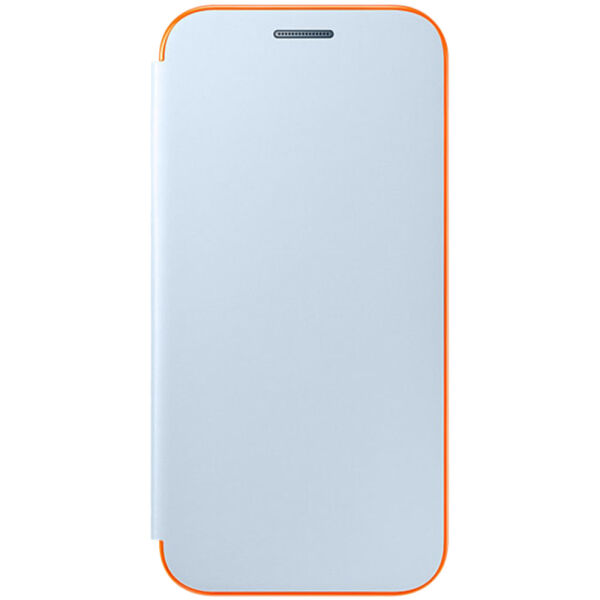 Galaxy A3(2017) ile Uyumlu Neon Flip Cover Mavi EF-FA320PLEGWW