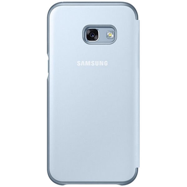 Galaxy A3(2017) ile Uyumlu Neon Flip Cover Mavi EF-FA320PLEGWW