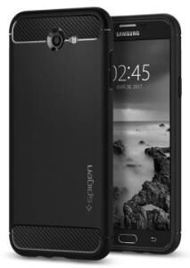 Spigen Galaxy J7 2017 ile Uyumlu Kılıf Rugged Armor