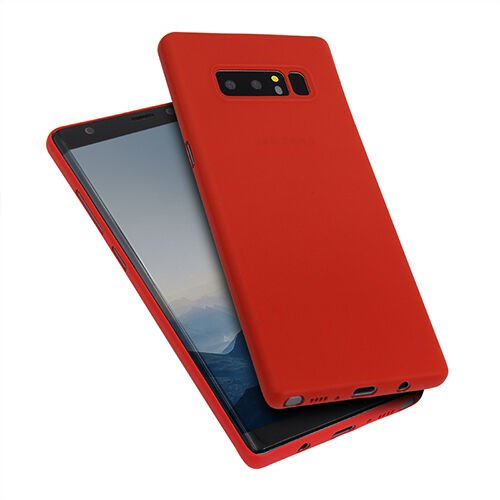 Galaxy Note 8 ile Uyumlu Slim Cover Kırmızı