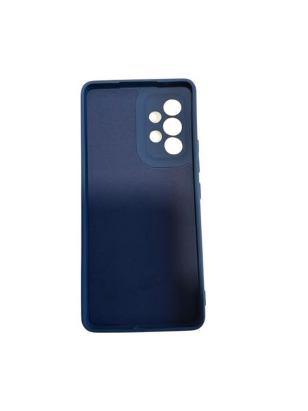 Galaxy A53 ile Uyumlu Cappy Silikon Kılıf Lacivert
