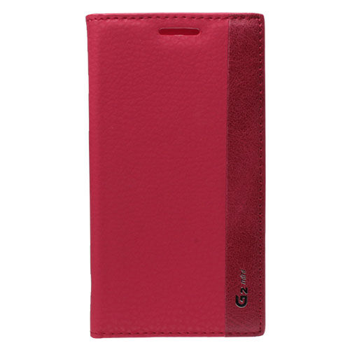 G2 Mini D610 ile Uyumlu Magnum Serisi Yan Model Kapaklı Kılıf Kırmızı