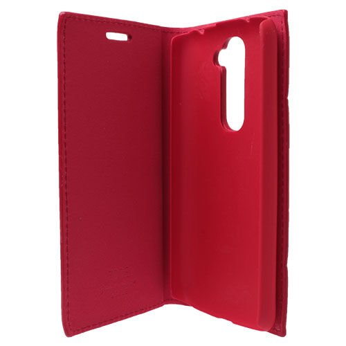 G2 Mini D610 ile Uyumlu Magnum Serisi Yan Model Kapaklı Kılıf Kırmızı