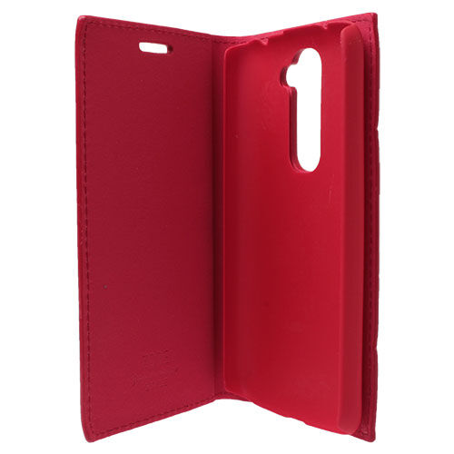 G2 Mini D610 ile Uyumlu Magnum Serisi Yan Model Kapaklı Kılıf Kırmızı