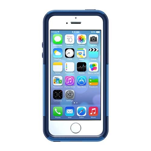 Otterbox iPhone SE/5S/5 ile Uyumlu Commuter Kılıf Mavi-Lacivert (Out)
