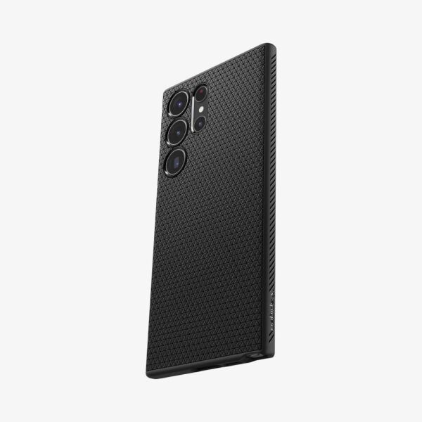 Spigen Galaxy S23 Ultra ile Uyumlu Kılıf Liquid Air Matte Black