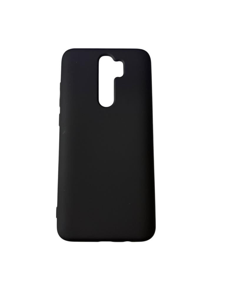 Redmi Note 8 Pro ile Uyumlu Cappy Silikon Kılıf Siyah