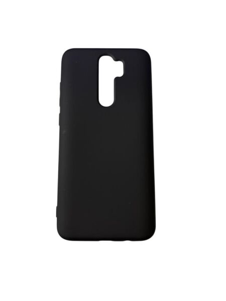 Redmi Note 8 Pro ile Uyumlu Cappy Silikon Kılıf Siyah