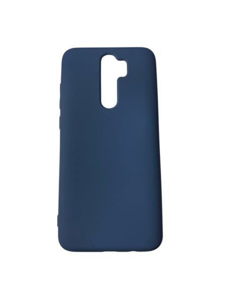 Redmi Note 8 Pro ile Uyumlu Cappy Silikon Kılıf Lacivert