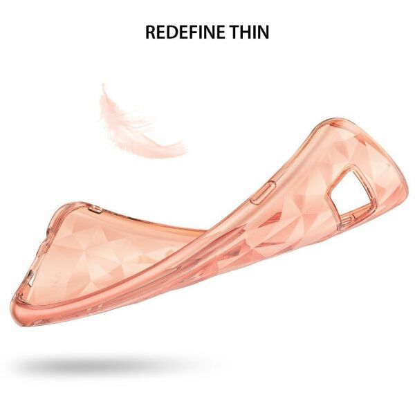Ringke Air Prism 3D Elmas Yansıması Galaxy S8 ile Uyumlu Kılıf Rose Gold