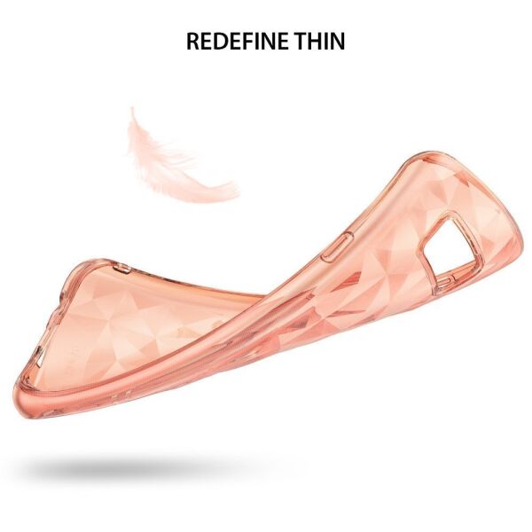 Ringke Air Prism 3D Elmas Yansıması Galaxy S8 ile Uyumlu Kılıf Rose Gold