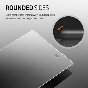 Spigen Xperia Z5 ile Uyumlu Screen Protector Cam Ekran Koruyucu GLAS.tR SLIM