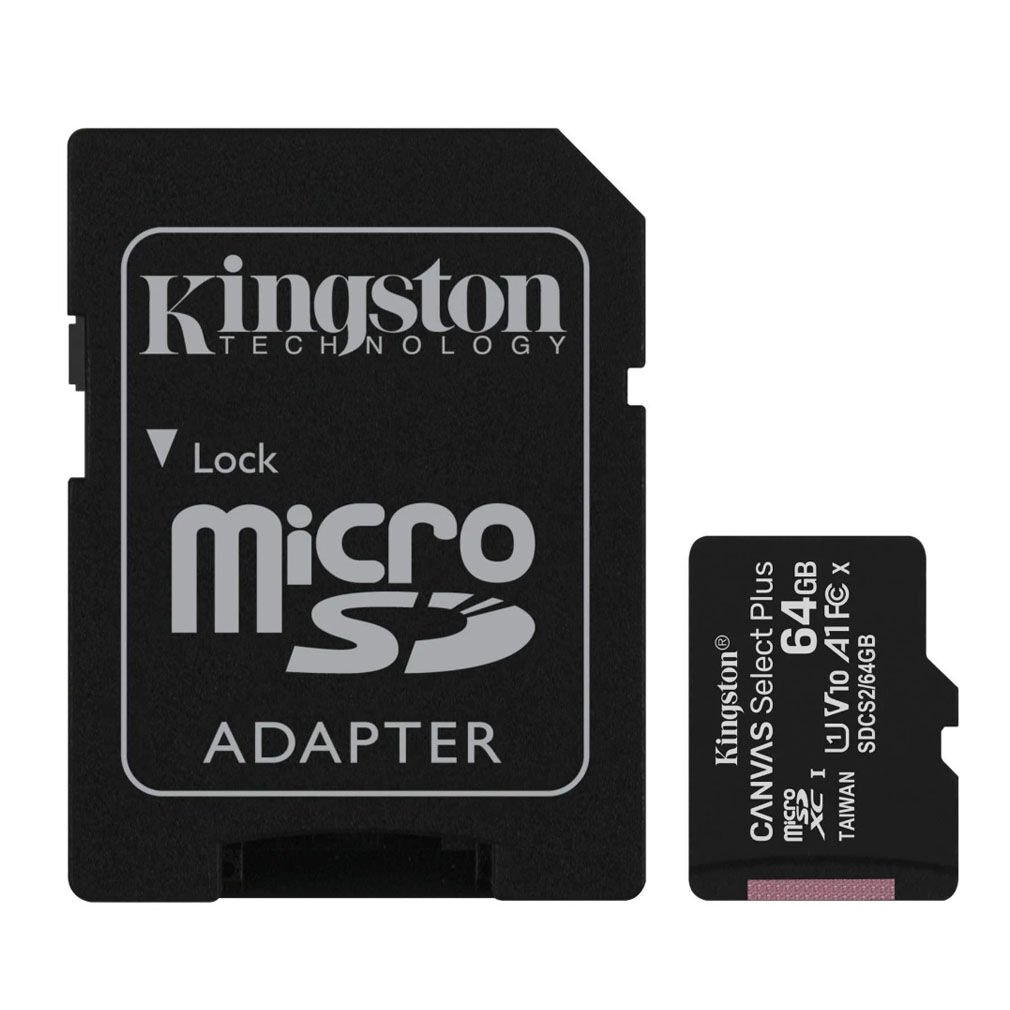 Kingston 64GB SDXC Class 10 UHS-I Canvas Select Plus microSD Hafıza Kartı 64GB/SDCS2
