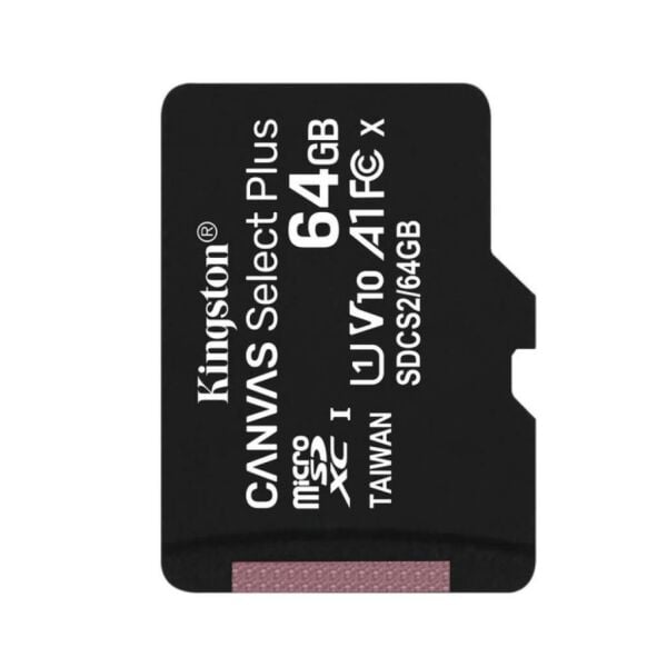 Kingston 64GB SDXC Class 10 UHS-I Canvas Select Plus microSD Hafıza Kartı 64GB/SDCS2