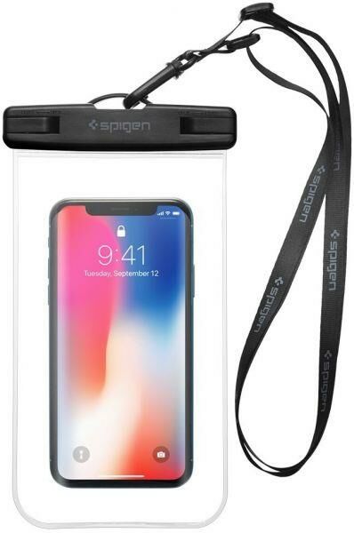 Spigen Universal Waterproof Tüm Cihazlarla Uyumlu IPX8 (25 Metre Dalış Sertifikalı) Su Geçirmez Kılıf Crystal Clear