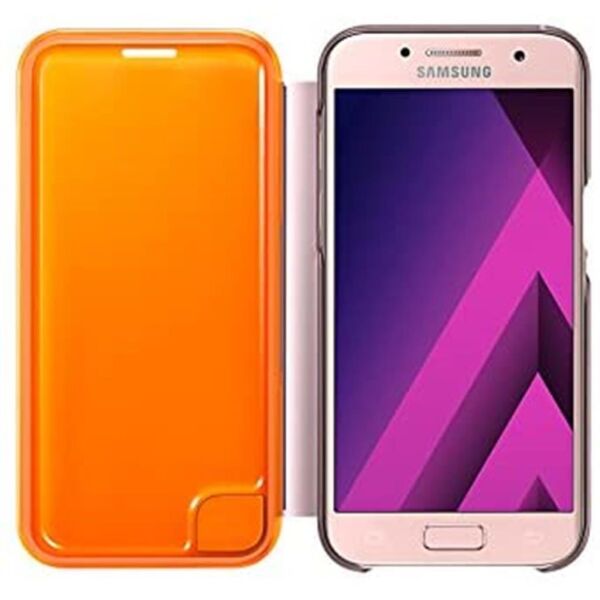Galaxy A3(2017) ile Uyumlu Neon Flip Cover Pembe EF-FA320PPEGWW