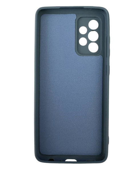 Galaxy A72 ile Uyumlu Cappy Silikon Kılıf Lacivert
