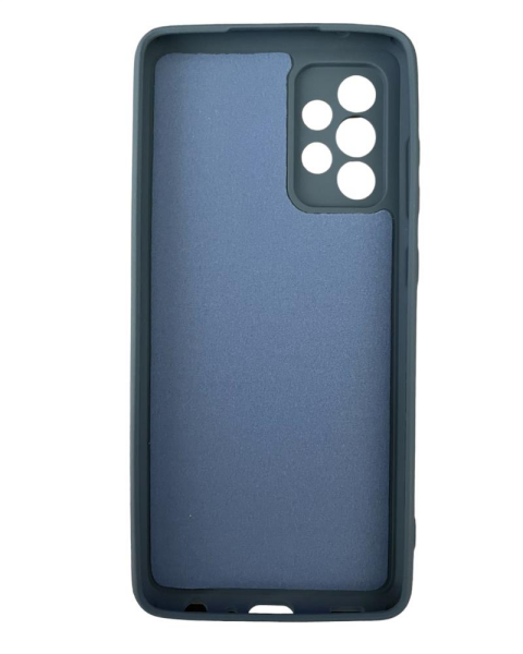 Galaxy A72 ile Uyumlu Cappy Silikon Kılıf Lacivert