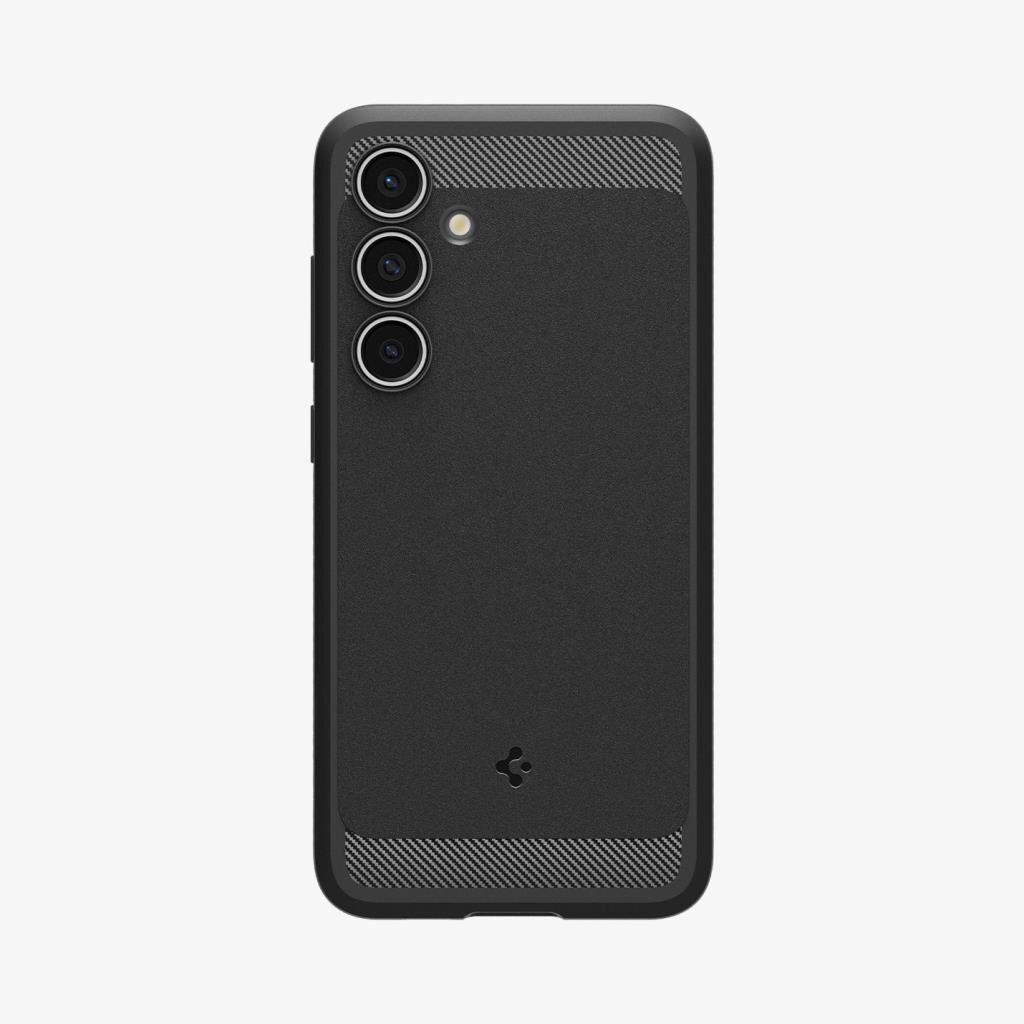 Spigen Galaxy S24 FE ile Uyumlu Kılıf Rugged Armor Matte Black