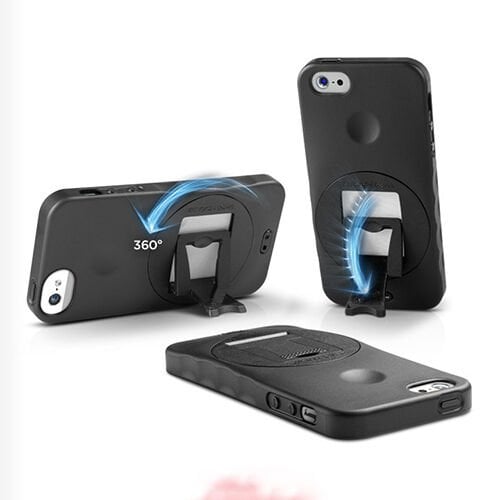 iPhone SE/5S/5 ile Uyumlu ZeroChroma Vario Kılıf Siyah