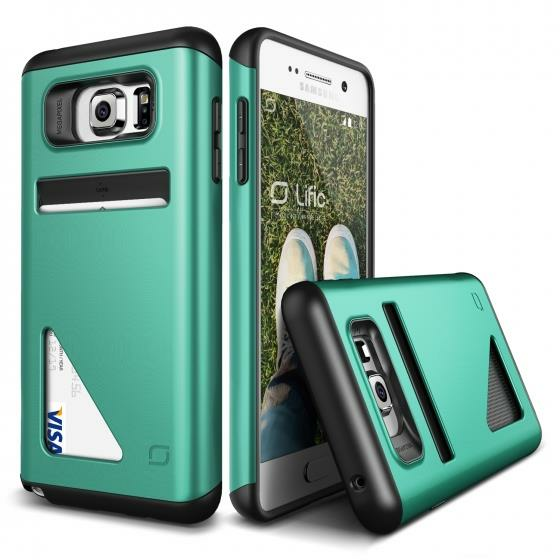 Lific Galaxy Note 5 ile Uyumlu Mighty Card Defense Kılıf Mint