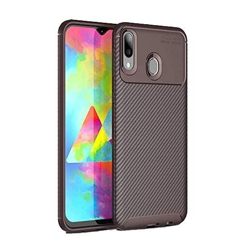 Zore Galaxy M20 ile Uyumlu Negro Silikon Kılıf Kahverengi