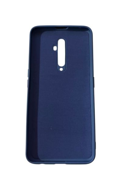 Reno 2Z ile Uyumlu Cappy Silikon Kılıf Lacivert