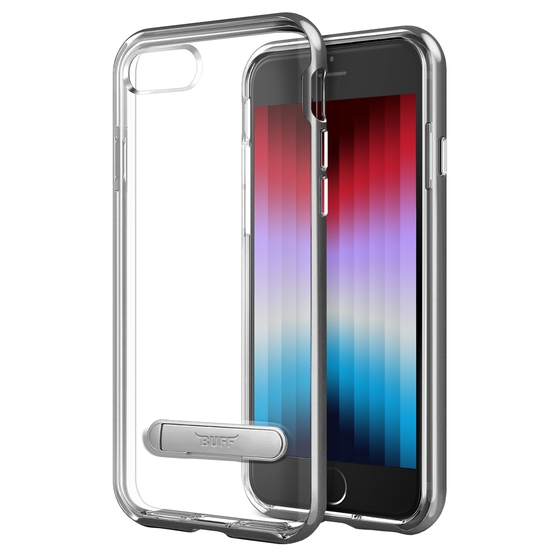 Buff iPhone Se 2022 ile Uyumlu Air Bumper Kılıf Space Gray