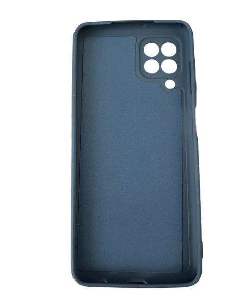 Galaxy A22 ile Uyumlu Cappy Silikon Kılıf Lacivert