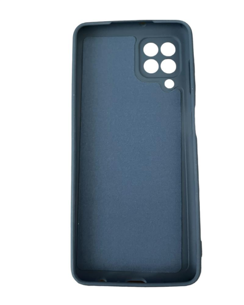 Galaxy A22 ile Uyumlu Cappy Silikon Kılıf Lacivert