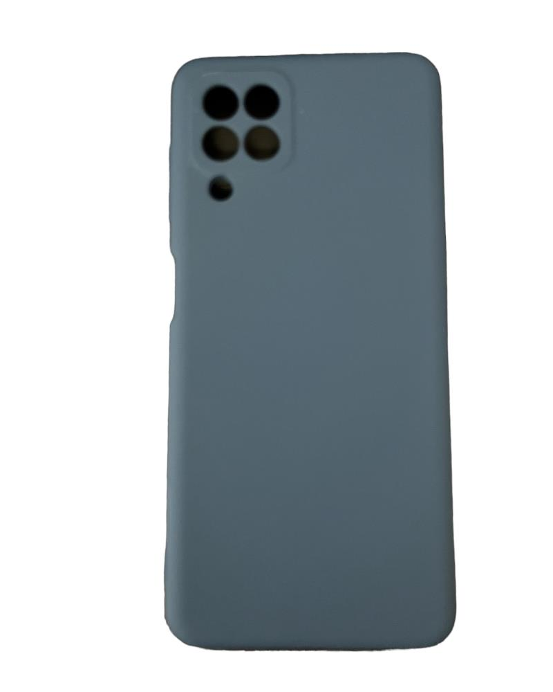 Galaxy A22 ile Uyumlu Cappy Silikon Kılıf Lacivert